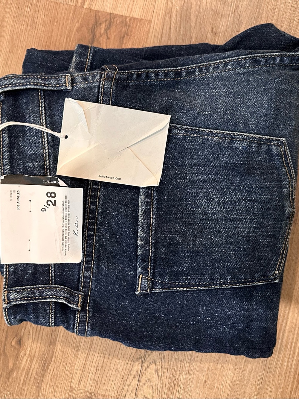 KanCan Indigo Straight Leg Jeans Cigarette fit